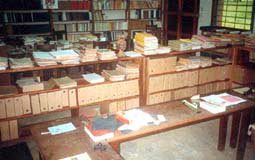 L' intrieur de la bibliothque